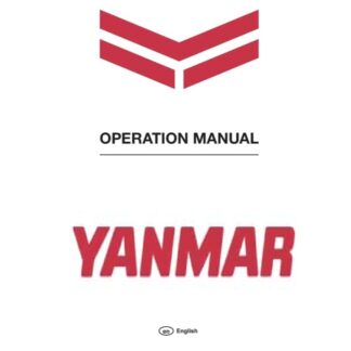 Yanmar Diesel Tractor EF312T Operator's Manual PDF DOWNLOAD